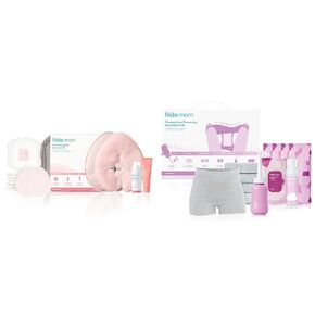 Frida Mom Breastfeeding & Postpartum Essentials Bundle: Nursing Survival Kit & Postpartum Recovery Set - Gift Set with Reusable Breast Relief Packs, Nipple Care, Perineal Healing, and More