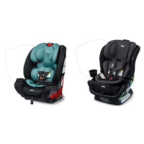 Britax One4Life & Poplar S Convertible Car Seats, 5-120 lbs, Rear & Forward Facing