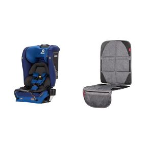 Diono Radian 3RXT SafePlus 4-in-1 Convertible Car Seat Bundle with Ultra Mat and Heat Sun Shield Complete Back Seat Protection