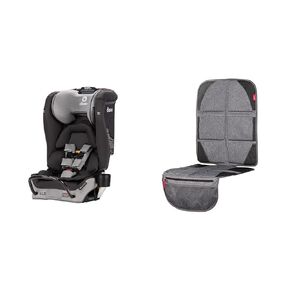 Diono Radian 3RXT SafePlus 4-in-1 Convertible Car Seat Bundle with Ultra Mat and Heat Sun Shield Complete Back Seat Protection