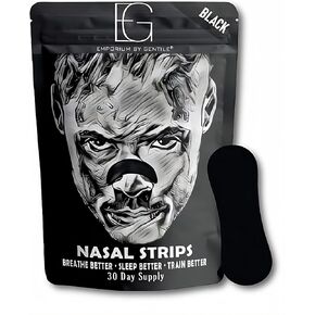 Breathe Easy Nasal Strips for Snoring Relief, Congestion Relief, Improved Breathing and Sleep, 30 Count - Breathe Better, Sleep Better, and Train Better