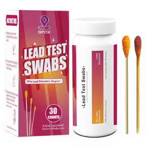 Lead Test Kit 10 Counts, Home Lead Testing Swabs, Rapid Accurate Test Lead for All Painted Surfaces, Dishes, Furniture, Toys, Wood