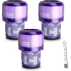 3 Pack Vacuum Filters Replacement for Dyson V11 Torque Drive V11 Animal V11 Complete V11 Extra V15 Detect V15s Detect Submarine Vacuums, Dyson Replacement Filters,Compare to Part 970013-02