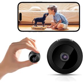 1080P Indoor Hidden Camera Wireless, WiFi Wireless Small Camera, Home Security Camera for Pet, Baby with Motion Detection, Night Vision, App Control