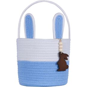 سلال عيد الفصح للأطفال سلة عيد الفصح الفارغة للفتيان مع الفتيات مع Bunny Tag Egge Gifts Fastion Studdler Toddler Babys First Easter Basket in Kuwait
