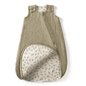 lulumoon Sleep Sack Muslin for Baby: Cotton Wearable Blanket for 3-9 Months - Soft Lightweight Ideal for Nursery Lounge Nighttime Naptime