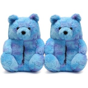 Women's Teddy Bear Slippers Mom Gift Slippers Cozy Women Fuzzy Indoor House Shoes Fun Costume for Adults Cute Animal Slides for Women Her Birthday Valentine's Gift Ideas
