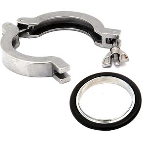 HFS(R) KF-40 (NW-40) Flange Quick Clamp Wing Nut with Centering O-Ring Aluminum