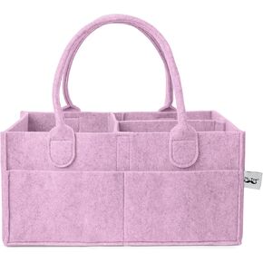 Mr. Pen- Baby Diaper Caddy Organizer, Lavender Dream, Baby Caddy Organizer with Handle, Compact Size, Collapsible & Portable