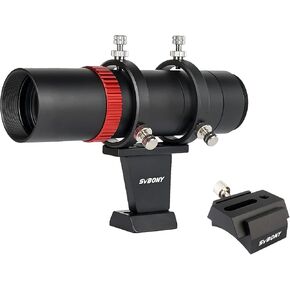 SVBONY SV165 40mm Mini Guide Scope, Bundle with Dovetail Base for Finder Scope