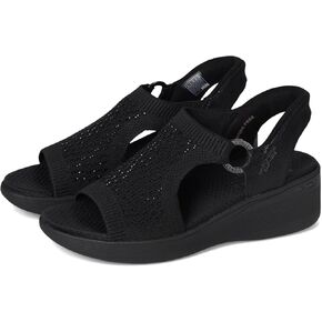 Skechers Women's Martha Stewart's Pier-lite-Park Path Hands Free Slip-ins Wedge Sandal