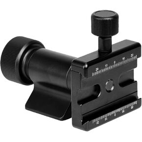 FANAUE Monopod Head,Side Mount Tilt Head, with 3/8" Mounting Thread,Compatible Arca-Swiss Dovetail Quick Release Plate,CNC Machined Aluminum, for Camera Tripod Monopod Long Telephoto Lenses