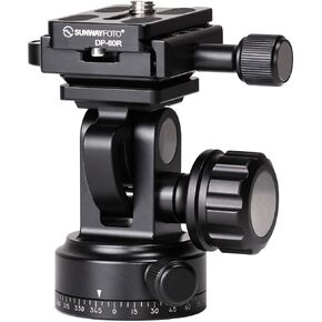 DT-02D50 Tilt Head with Arca Swiss Quick Release Plate DP-60G,Two Way Monopod Head Load 26lb(12Kgs)