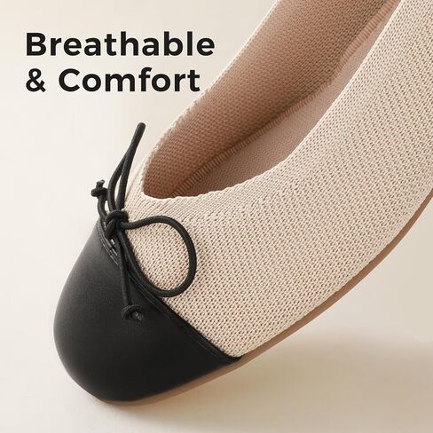 أحذية Ankis Ballet Flats للنساء ، وشقق مستديرة من إصبع القدم غير الرسمي للنساء الأنيق واليومية in Kuwait