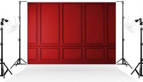 Kate 7×5ft Red Wood Pannel Photo Backdrop Interior Empty Room Classic Background Photo Studio Props for Photographers in Kuwait