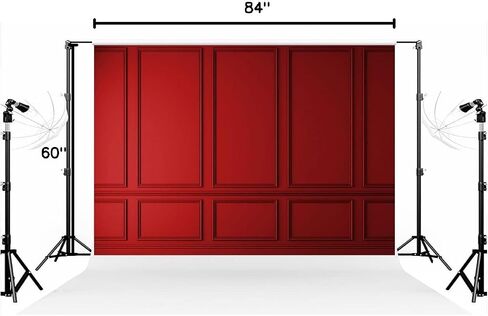 Kate 7×5ft Red Wood Pannel Photo Backdrop Interior Empty Room Classic Background Photo Studio Props for Photographers in Kuwait