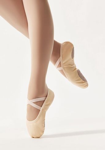 SANGEESON Ballet Shoes Women Canvas Dance Slippers in Kuwait