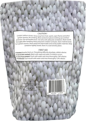 Duda Energy 5sn 5 lb. نترات الصوديوم 99+% نقي تشيلي ملح الذهب معدن تكرير مينا الفخار الزجاجي الصناعي (قد يختلف التغليف) in Saudi Arabia