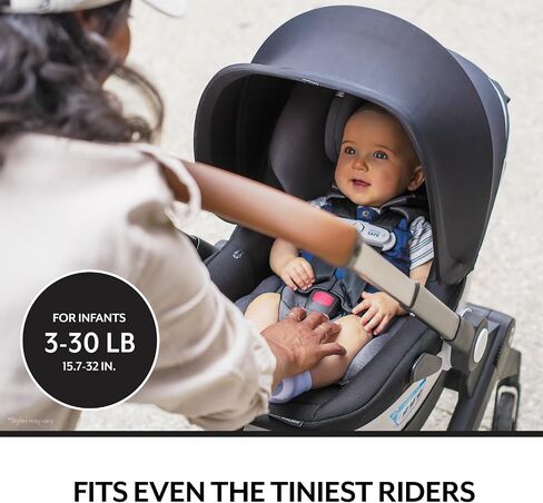 Evenflo Shyft DualRide Infant Car Seat Stroller Combo with Carryall Storage (Boone Gray) in Saudi Arabia