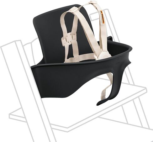 Stokke Tripp Trapp Baby Set 2, White - Ages 6-36 Months - Convert The Tripp Trapp Chair into a Comfortable High Chair - Includes Stokke Harness 2 in Kuwait
