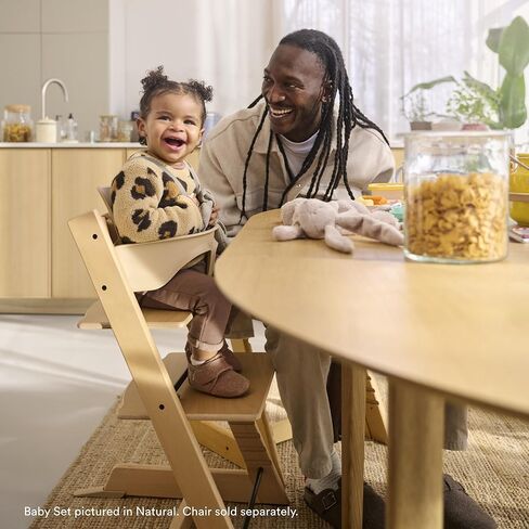 Stokke Tripp Trapp Baby Set 2, White - Ages 6-36 Months - Convert The Tripp Trapp Chair into a Comfortable High Chair - Includes Stokke Harness 2 in Kuwait