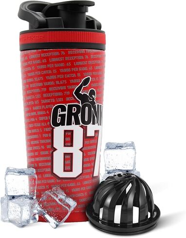Ice Shaker Stainless Steel Shaker Bottle | 26oz, Galaxy | Stays Cold for 30+ Hours | Insulated Cup with Twist-on Agitator | Odor-Free Shaker Cup for Protein Shakes, Water, Smoothies, Cocktails in Saudi Arabia