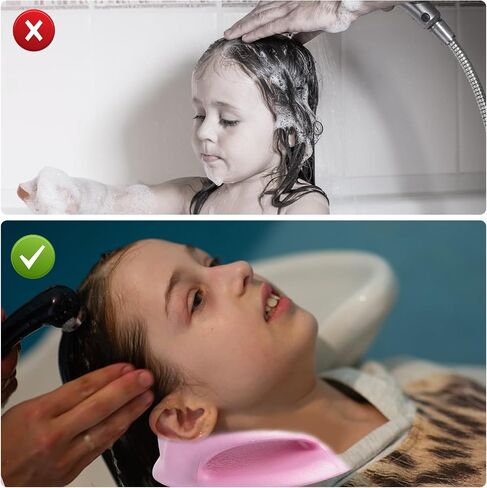 Hair Washing Station for Kids,7.3 x 6.9 x 3.1 in Ergonomic Kids Hair Washing Station,Sink Hair Washing Neck Pillow for Wash Time,Portable Hair Wash Basin for Children on Bathtub,On Floor,or Sink in Saudi Arabia