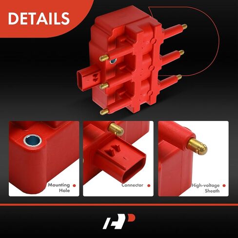 A-Premium Engine Ignition Coil Packs Compatible with Town & Country Voyager Pacifica Dodge Caravan Grand Caravan Wrangler Routan 3.3L 3.8L in Saudi Arabia