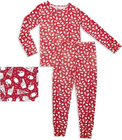 Soft Viscose from Bamboo Toddler Pajamas – 2-Piece Snug-Fit Pajama Set for Boys & Girls in Saudi Arabia