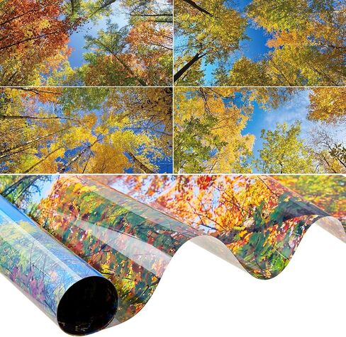Amylove 4 Pcs Fluorescent Light Covers Classroom Ceiling Panels Light Filters with Backlit Film Material for Office School, 4 x 2 Feet(Dreamy Color,Galaxy Stars) in Kuwait
