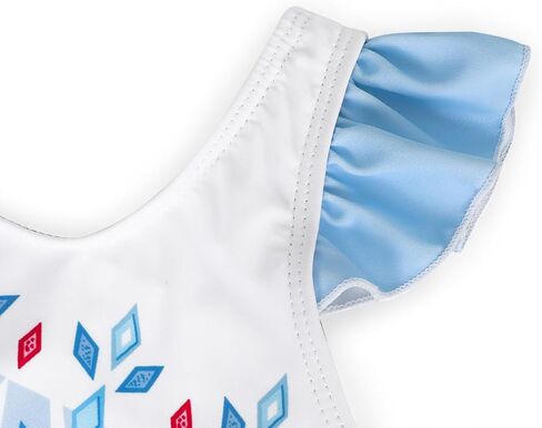 Wonderbabe Princess Swimsuits Girls قطعتين للسباحة الصيفية حارس مرفح السباحة الثلج ثوب السباحة مع تنورة in Kuwait