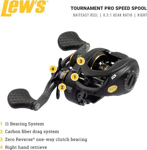 Lew's Tournament Pro LFS Baitcast Fishing Reel in Saudi Arabia