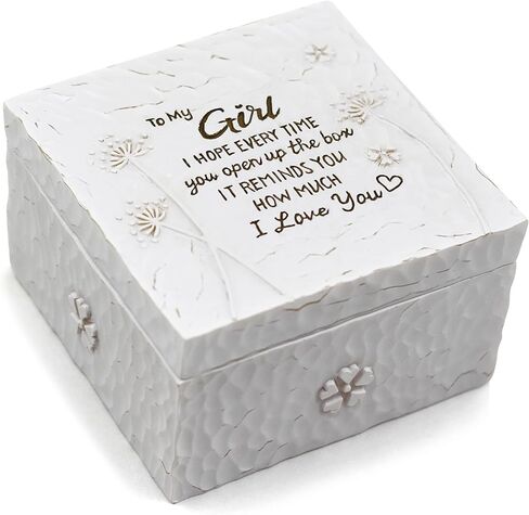 هدايا الأم، هدايا عيد ميلاد للأم من الابنة، هدايا عيد الأم للأم، هدايا أم العروس، هدايا عيد الميلاد للأم، صندوق تذكار منحوت مطلي يدويًا in Kuwait