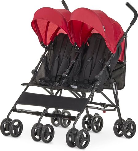 Dream On Me Twin Venture Umbrella Stroller in Red in Saudi Arabia