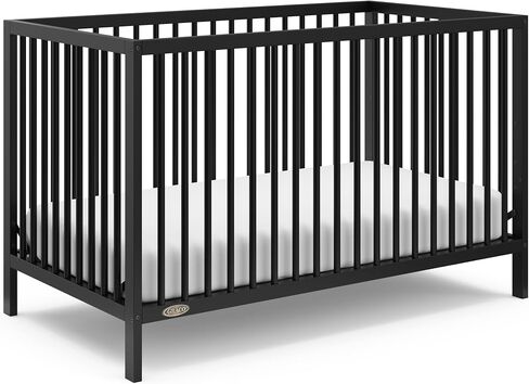 Graco Teddi 5-in-1 Convertible Crib & Changer with Drawer (Olive) – GREENGUARD Gold Certified Baby Crib Crafted from Wood, Converts to Toddler Bed, Daybed, and Full-Size Bed in Kuwait