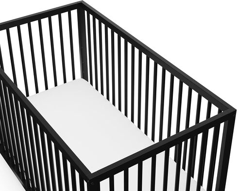 Graco Teddi 5-in-1 Convertible Crib & Changer with Drawer (Olive) – GREENGUARD Gold Certified Baby Crib Crafted from Wood, Converts to Toddler Bed, Daybed, and Full-Size Bed in Kuwait