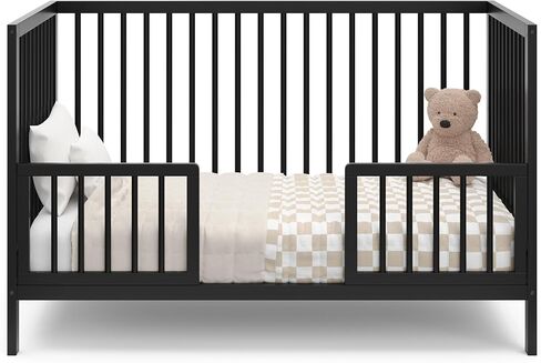 Graco Teddi 5-in-1 Convertible Crib & Changer with Drawer (Olive) – GREENGUARD Gold Certified Baby Crib Crafted from Wood, Converts to Toddler Bed, Daybed, and Full-Size Bed in Kuwait