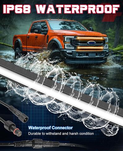 مصابيح شبكة LED OFFROADTOWN متوافقة مع 2017-2022 Ford Super Duty F-250 2 قطعة 37 بوصة منحني LED مصبغة ضوء بار عدة DRL LED مصبغة لهجة ضوء تحذير ضوء أمامي مصبغة LED ضوء in Saudi Arabia