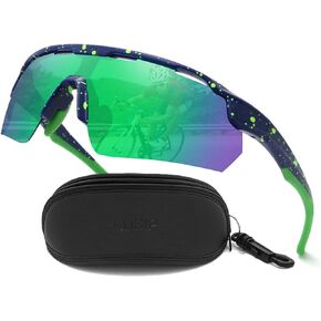Sports Sunglasses for Men Women Baseball Cycling Fishing Golf Biking Outdoor Sun Glasses with Polarized UV Protection