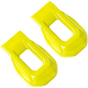 Hood Latches Decor Trim Compatible with Jeep Wrangler JL JLU 2018-2020,ABS 2pcs(Green)