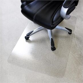 Marvelux Enhanced Polymer Eco-Friendly Office Chair Mat for Low and Standard Pile Carpeted Floors 48" x 60" | Rectangular Carpet Protector, Transparent | Multiple Sizes