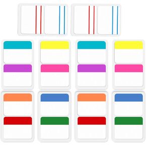 EXCELFU 400 قطعة، علامات تبويب مؤشرة مقاس 2 بوصة، موزعات أعلام، علامات صفحة لاصقة، شريط ملون للمجلدات والكتب وأجهزة الكمبيوتر المحمولة ومجلدات الملفات in Kuwait