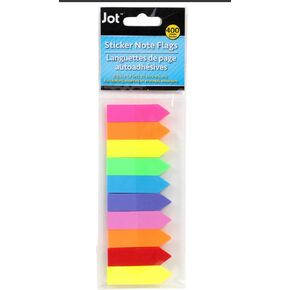Sticky Page Markers (500 ct) Note Flags Index Labels Post Arrows Color It