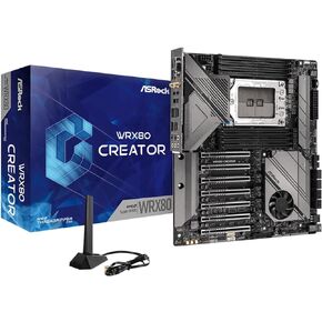 ASRock WRX 80 Creator E-ATX AMD 3000WX and 5000WX PRO Support, WRX80 Creator