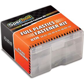 Full Plastics Body Fastener Bolt Kit Fits: KTM 50 65 85 105 125 200 250 300 450 505 SX '07-'10, XC/XC-W '08-'10#0710