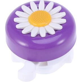 1PC Bike Bell Iron Loud Safe Chrysanthemum Pattern Cute Bicycle Ring Bell Bicycle Accessory for Kids Children 1PCS Red Green