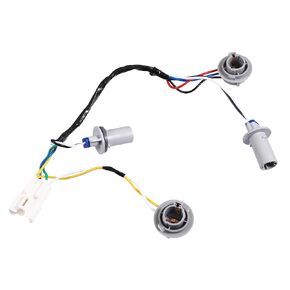 X AUTOHAUX Tail Lamp Holder and Wiring Harness 92450-3Q000 for Hyundai Sonata Sedan 2.0L 2.4L 2011-2014 Rear Tail Light Lamp Wiring Harness Socket Holder and Wire On Rear Exterior W/O Bulb