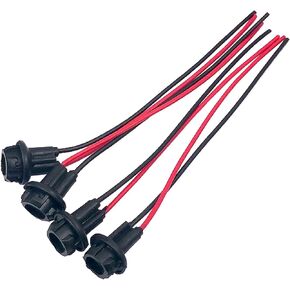 T10 194 Extension Harness Plugs Connectors Wiring Sockets for car 6Pcs
