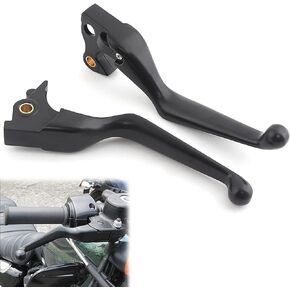 Brake Clutch Levers Powersports Lever for Harley Sportster 883 1200 2004-2013 Motorcycle Handle Accessories Replacement Parts (Black)
