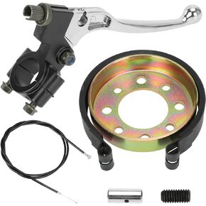 YOXUFA 4 inch Drum Brake Band Handle Lever Cable Kit for Go Kart Yerf Dog Manco Bandit Critter 415 104B 4316 1492 Kartco Rotary 486 Azusa 2251-B Predator 212cc 196cc Dune Buggies Mini Bike ATV Parts